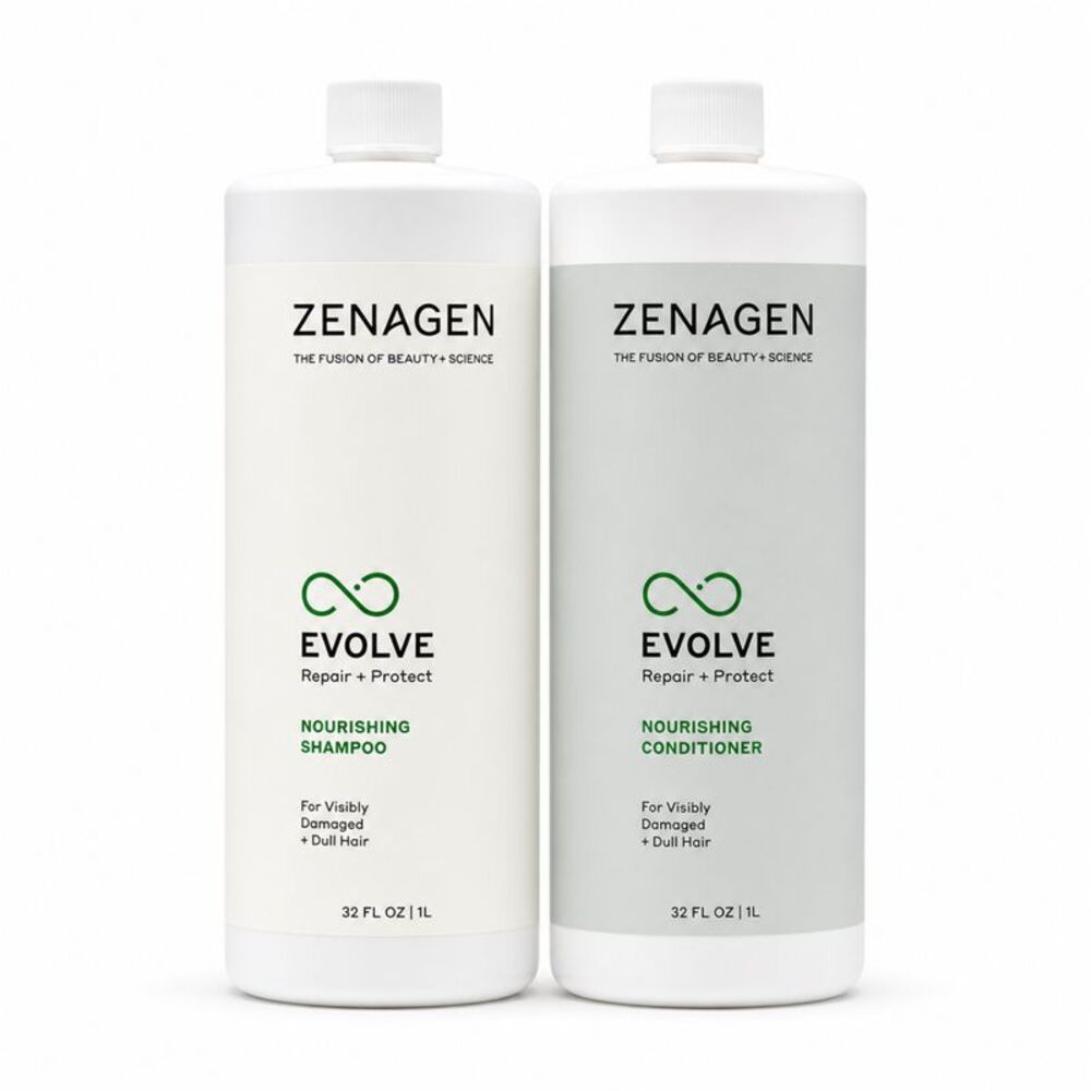 Zenagen Evolve Nourishing Shampoo & Conditioner 32 Oz Set